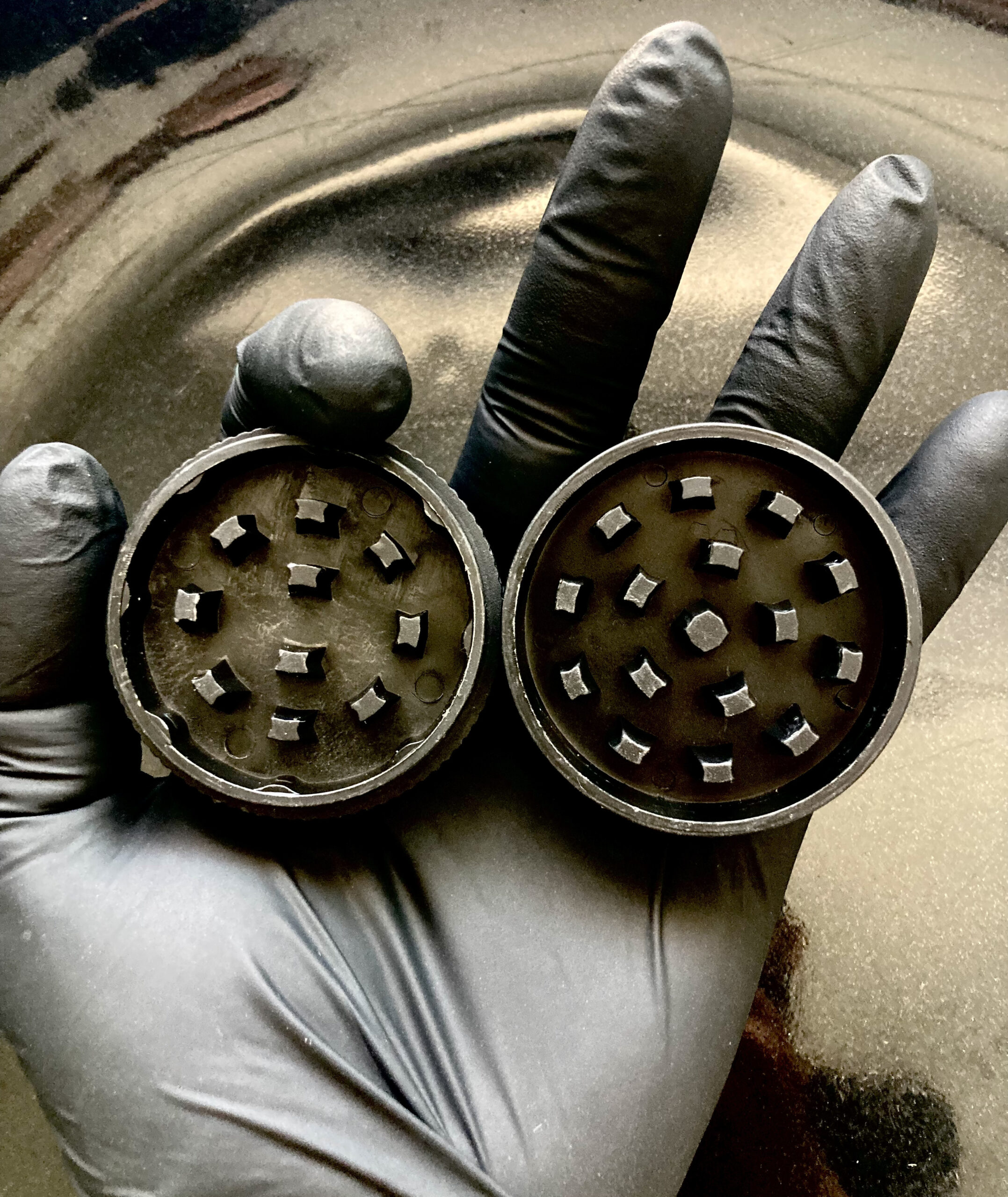 Grinder trita spezie Orti Castello in bioplastica biodegradabile